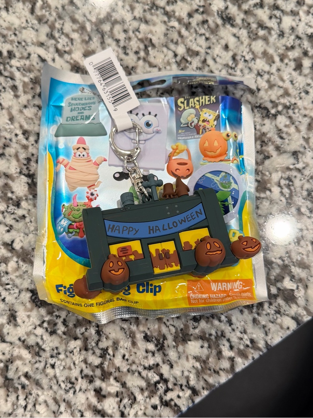 Halloween SpongeBob Krusty Krab Blind Bag Chase Bag Charm Keychain Secret
